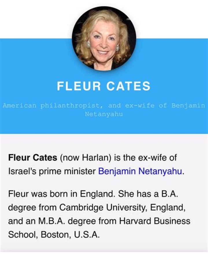 The Fleur Cates Netanyahu Photo: Uncovering a Story from the Past